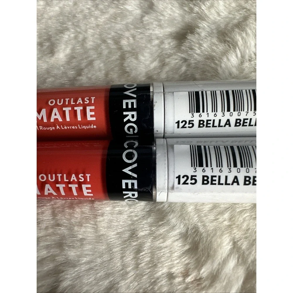 2- CoverGirl Outlast Ultimatte Liquid Lipstick 125 Bella Bellini‎